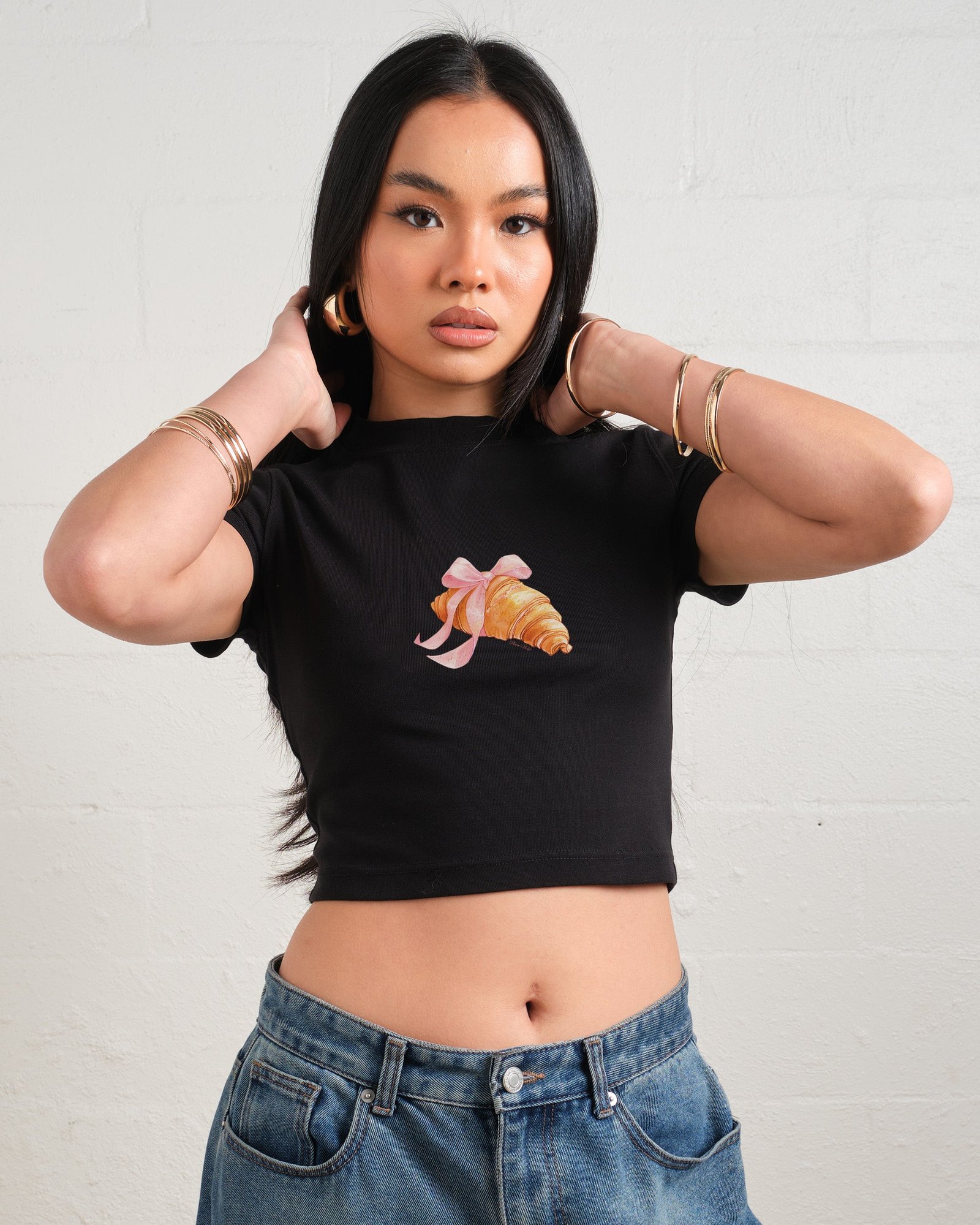 Alternative view of Croissant Baby Tee