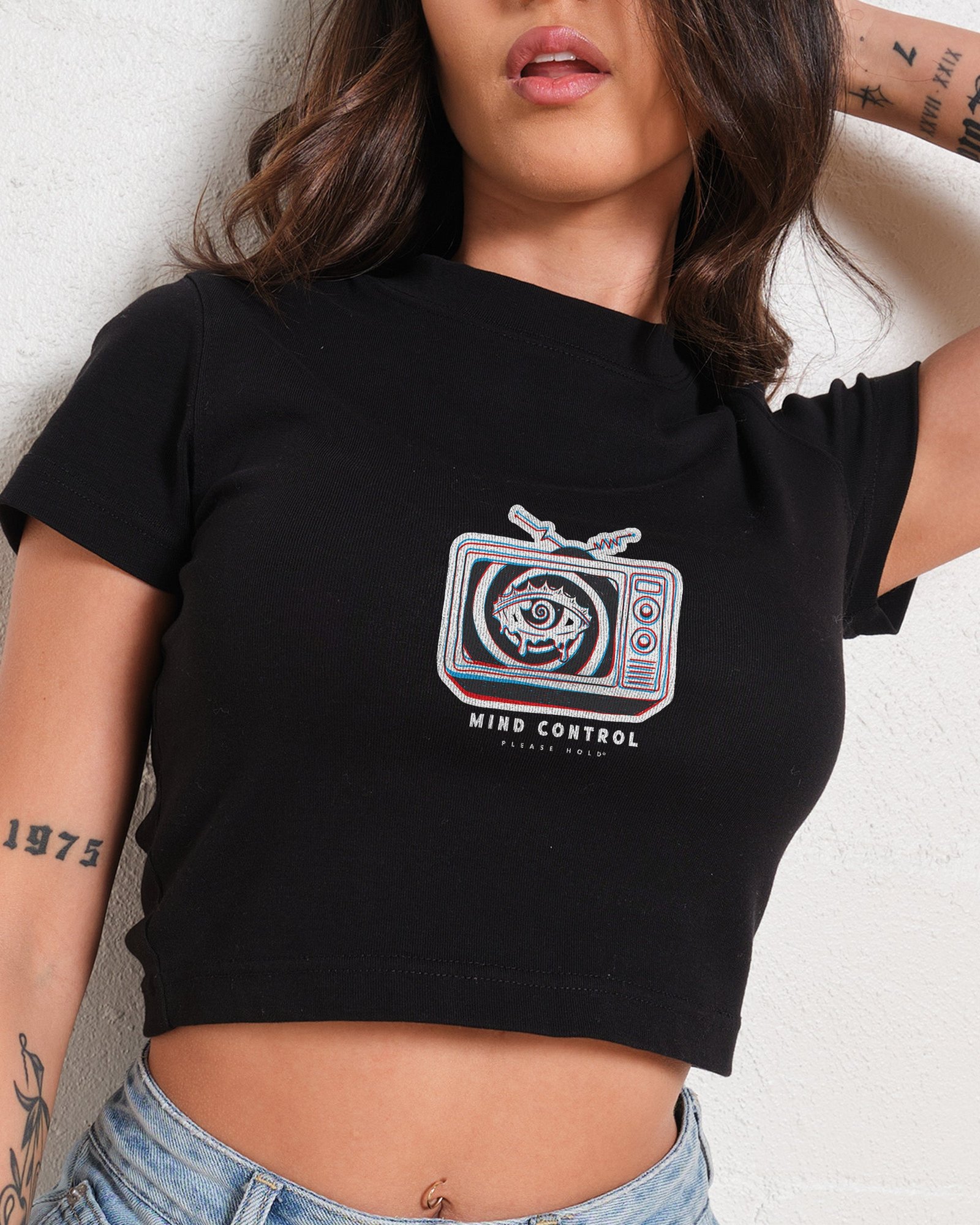 Alternative view of Mind Control Baby Tee