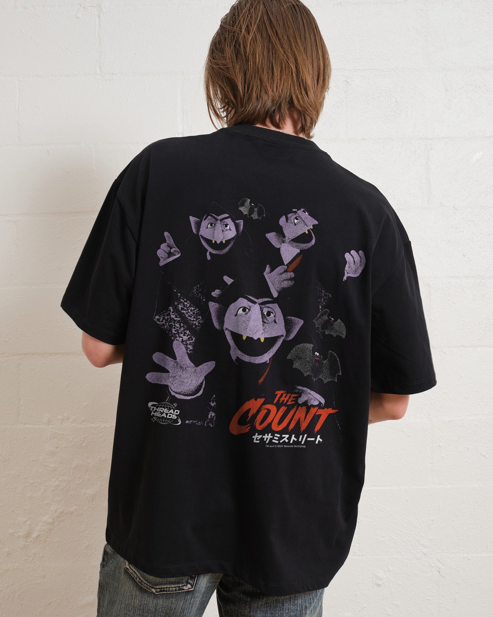 Japan Count Front and Back Oversized Tee - Image 3