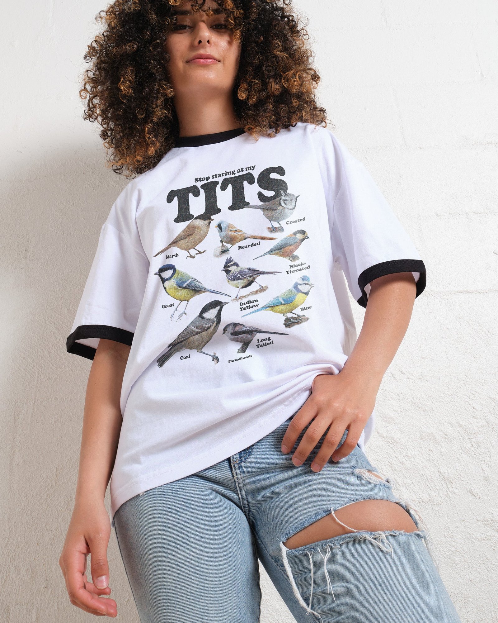 Stop Staring At My Tits T-Shirt - Image 7