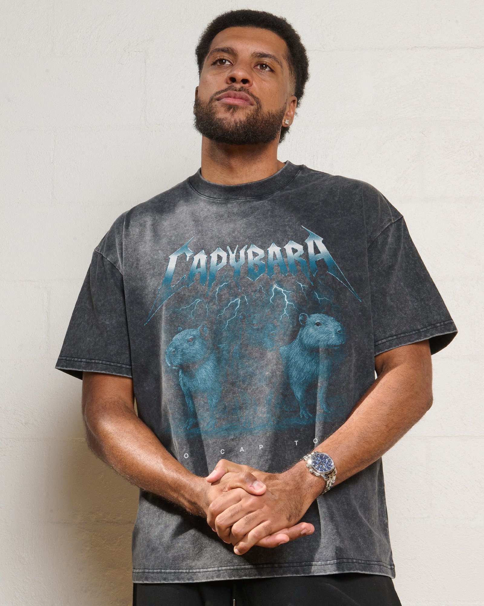 Alternative view of Capybara No Cap Tour Oversized Tee
