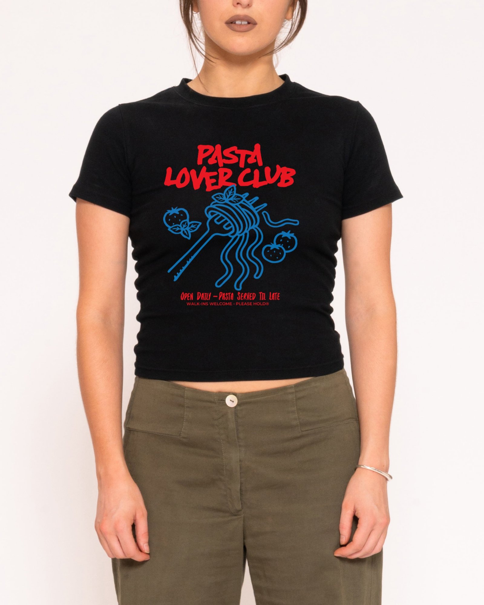 Pasta Lover Club Longline Baby Tee - Image 3