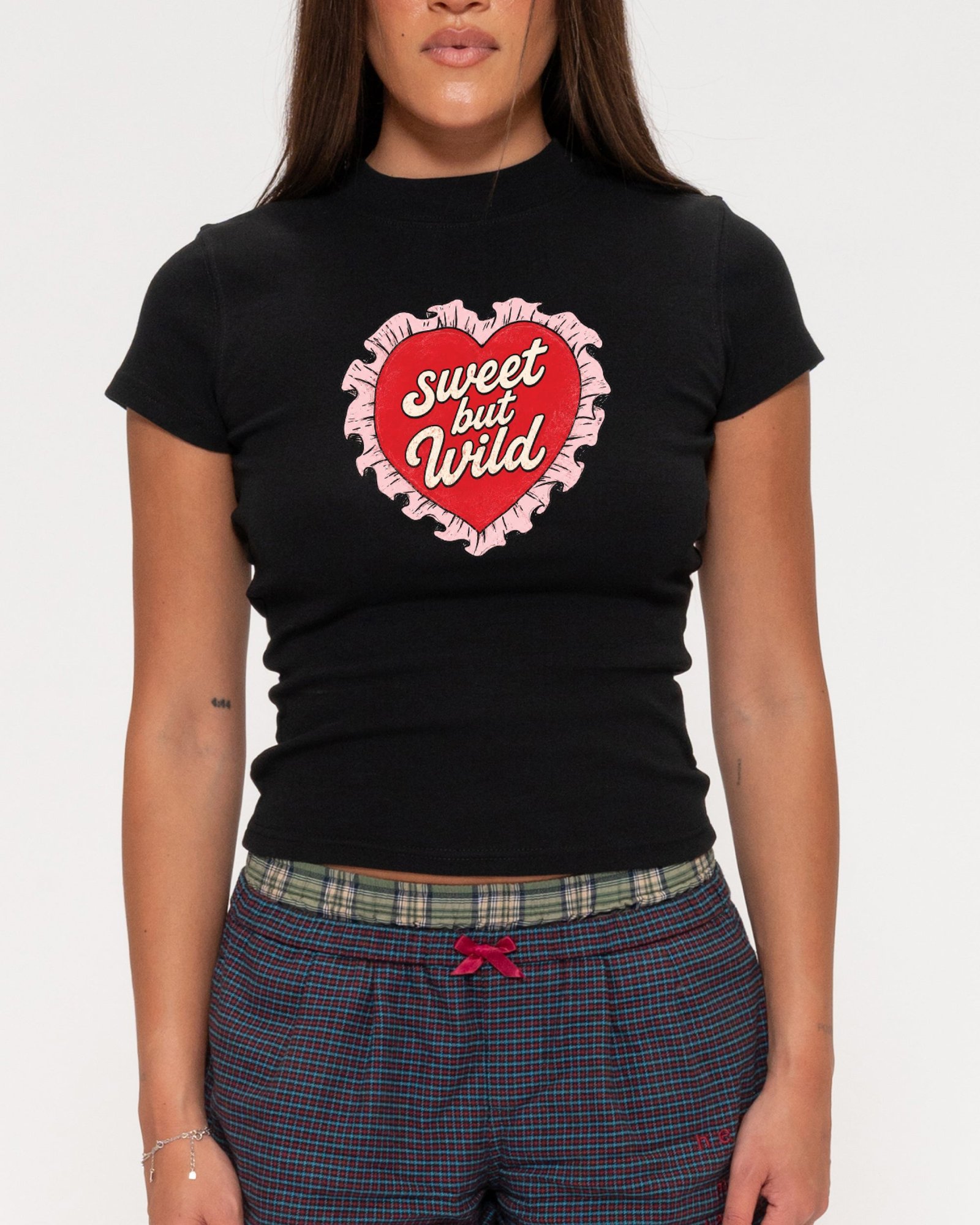 Sweet But Wild Longline Baby Tee