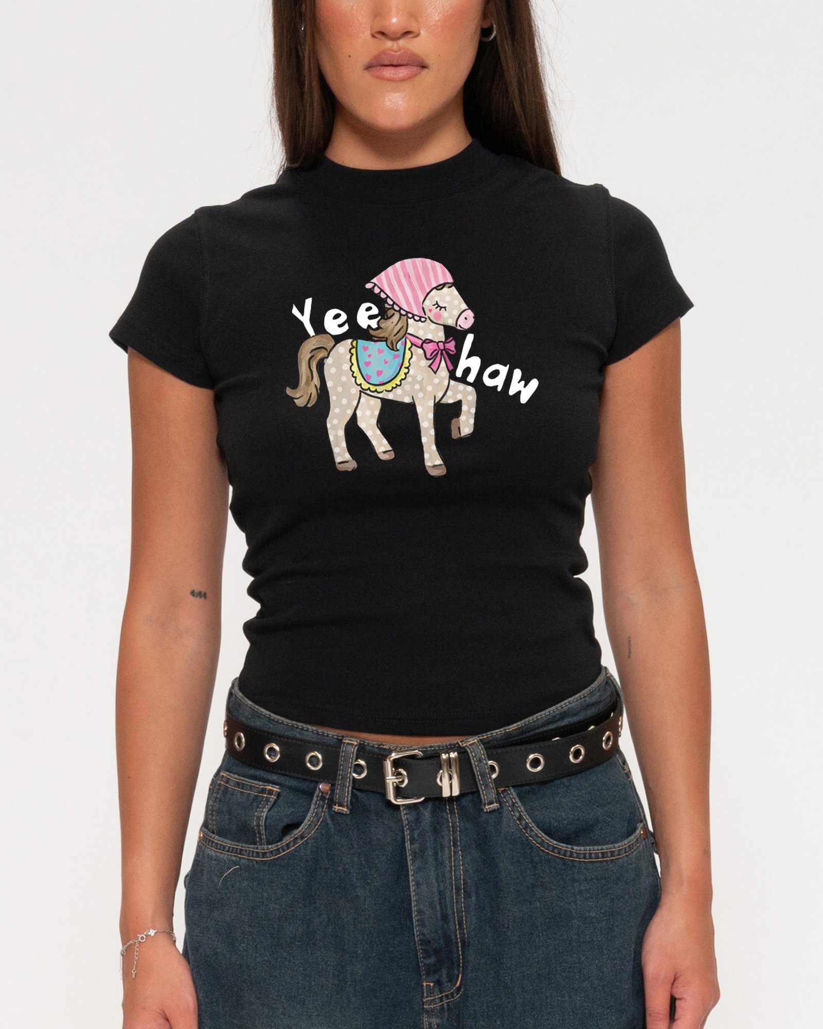 Yeehaw Longline Baby Tee