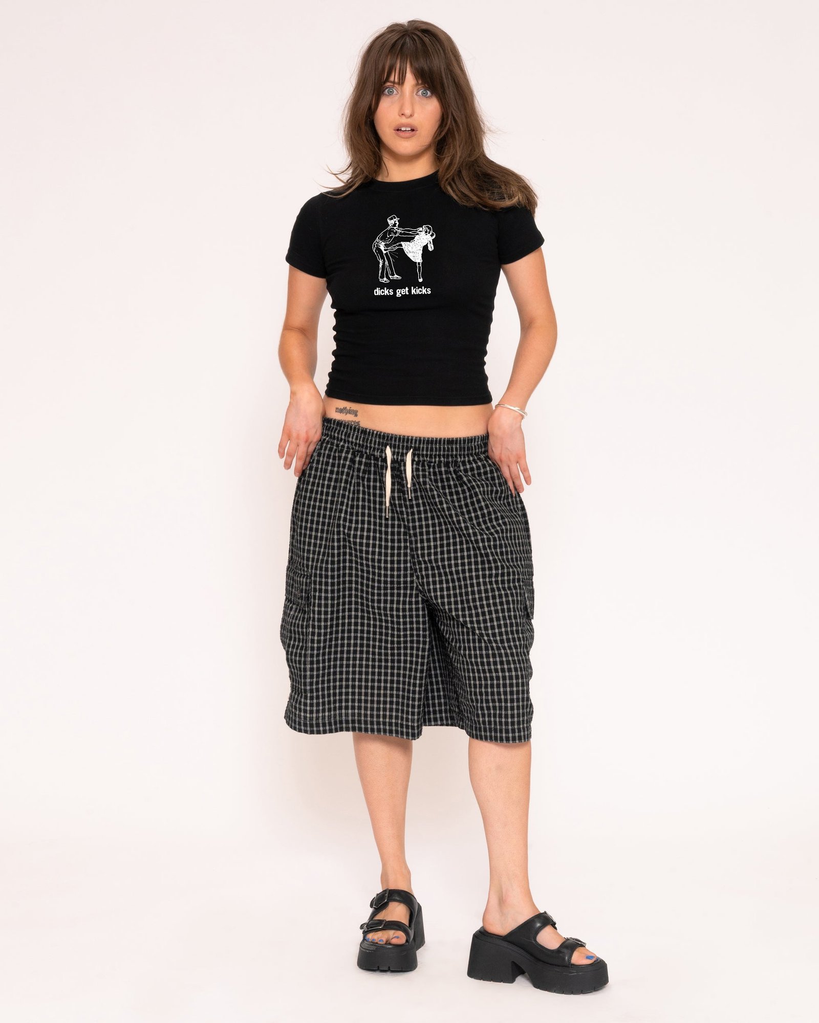 Alternative view of Dicks Get Kicks Longline Baby Tee