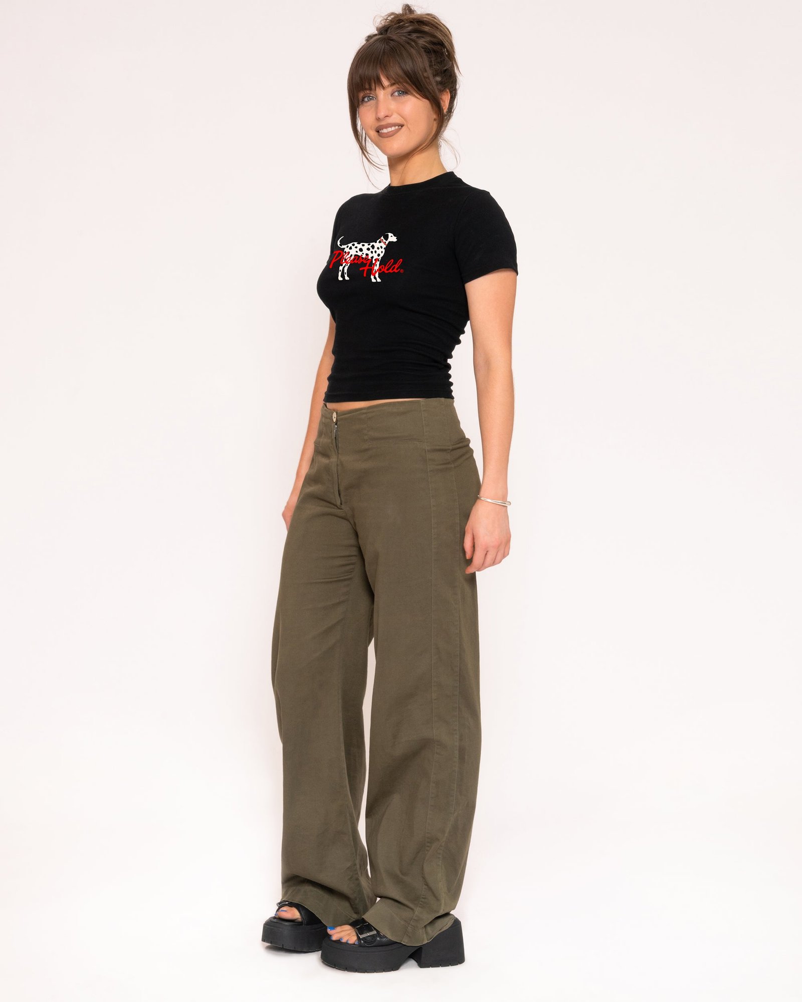 Alternative view of Dalmatian Longline Baby Tee