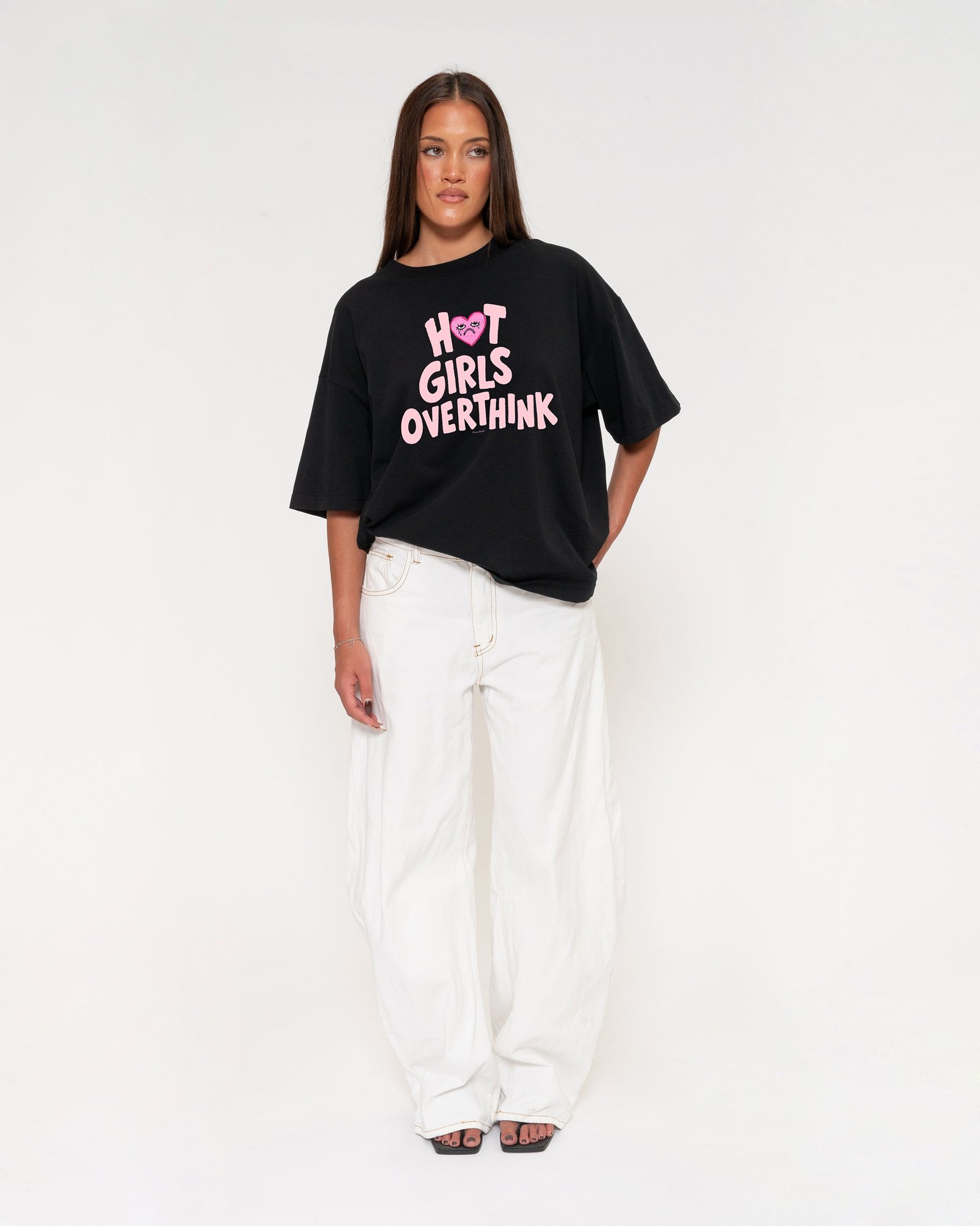 Alternative view of Hot Girls Overthink Boxy Tee