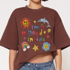 I’m Dead Inside Oversized Tee - Image 3