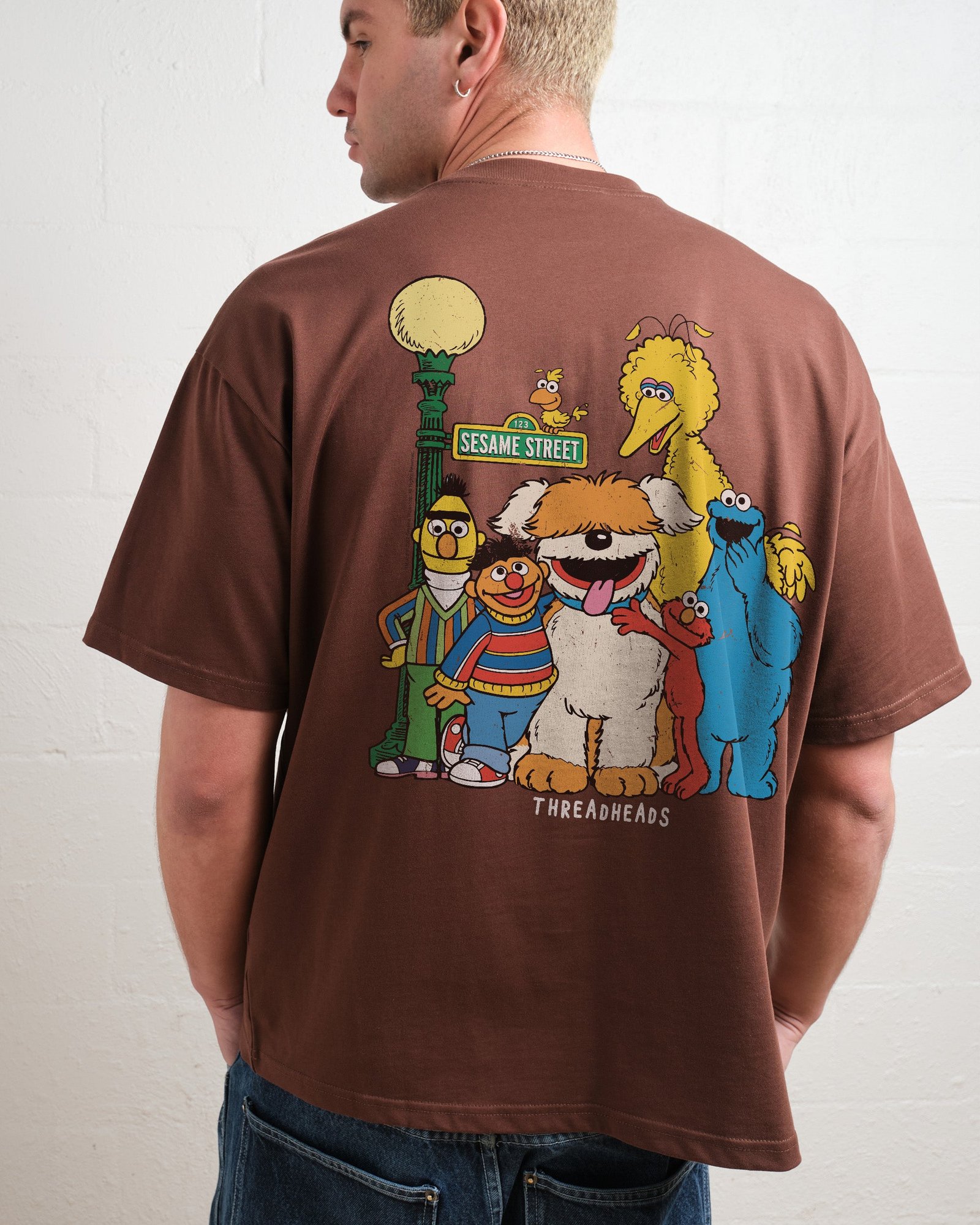 Sesame Street The Gang's All Here Oversized Tee