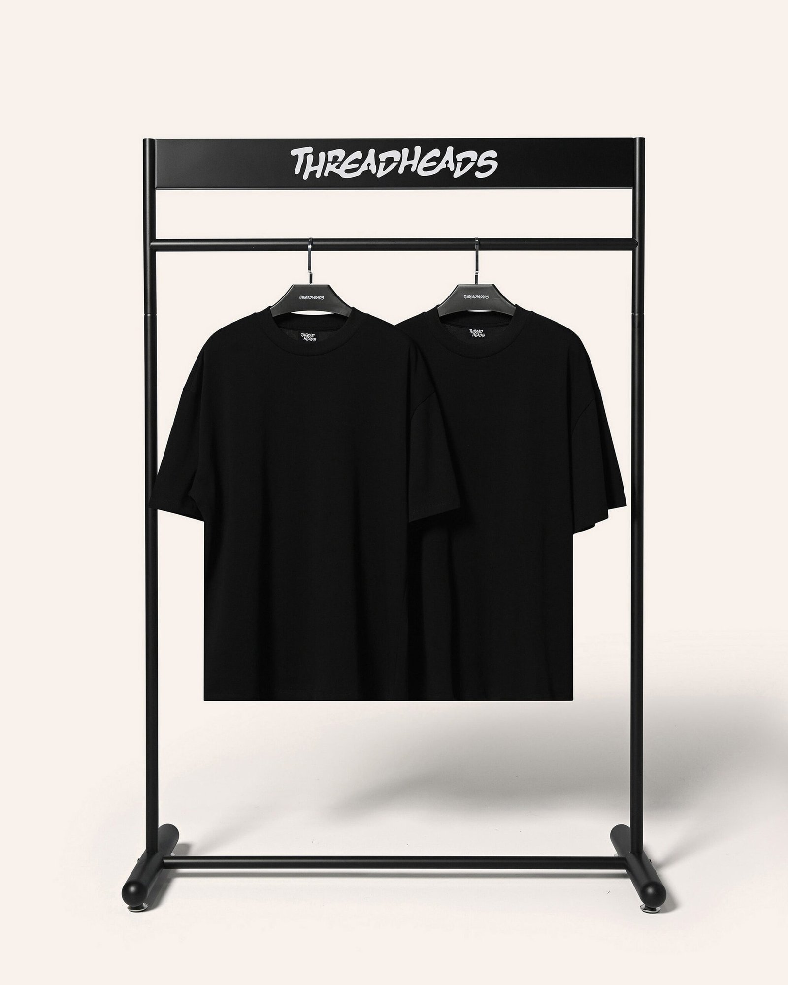 Oversized Tee 2-Pack: Black