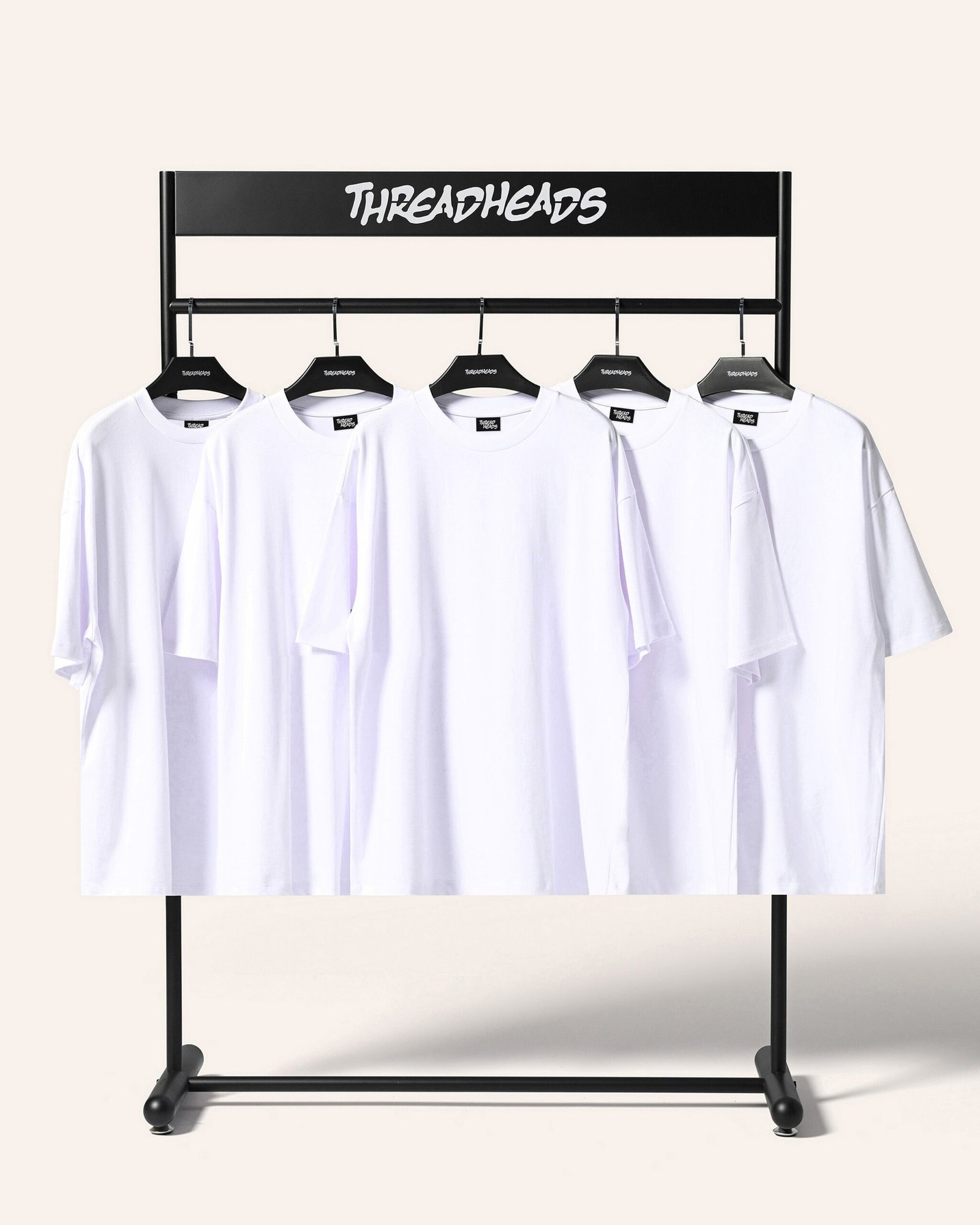 Oversized Tee 5 Pack: White