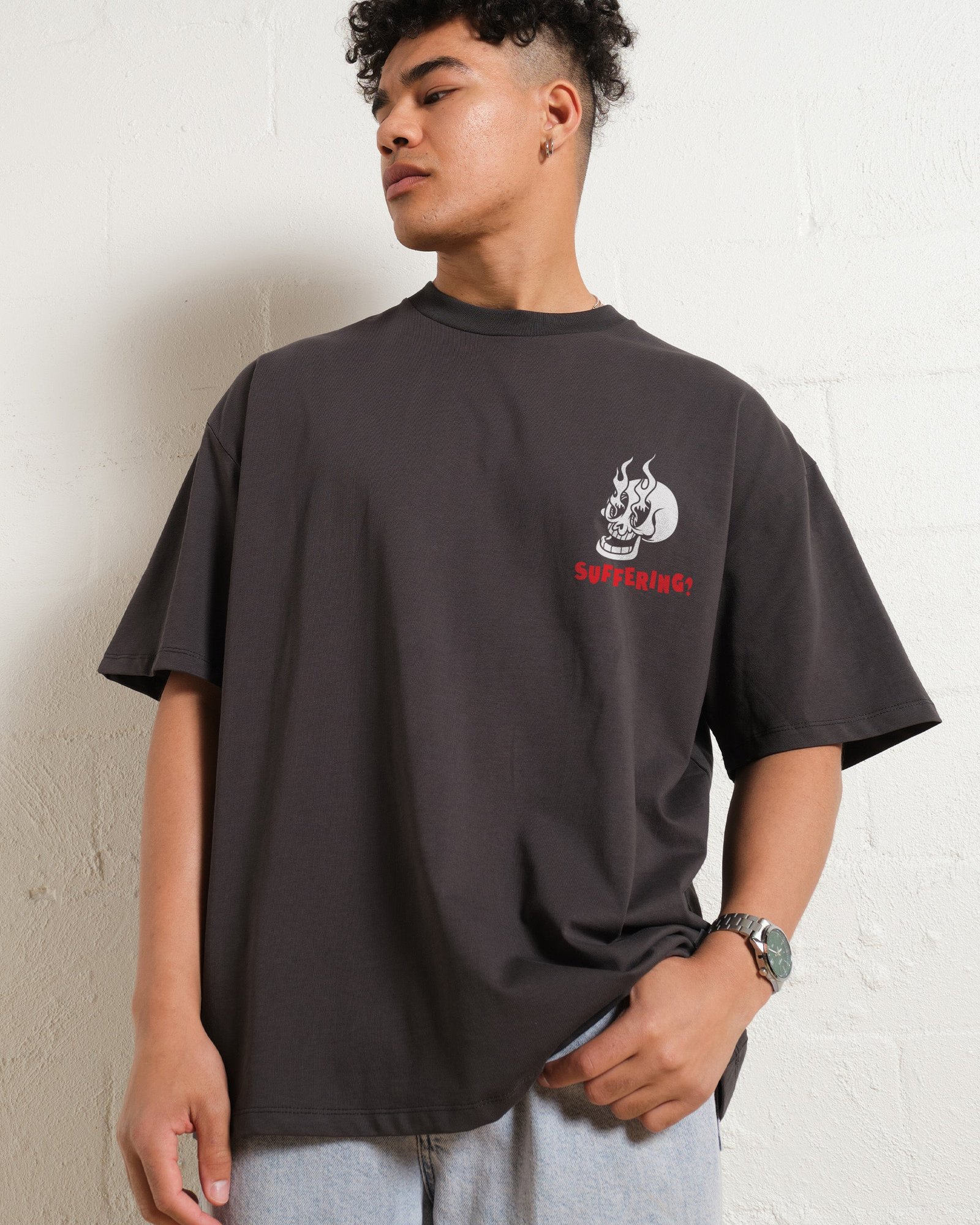 Alternative view of Stay Hydrated While You Suffer Oversized Tee