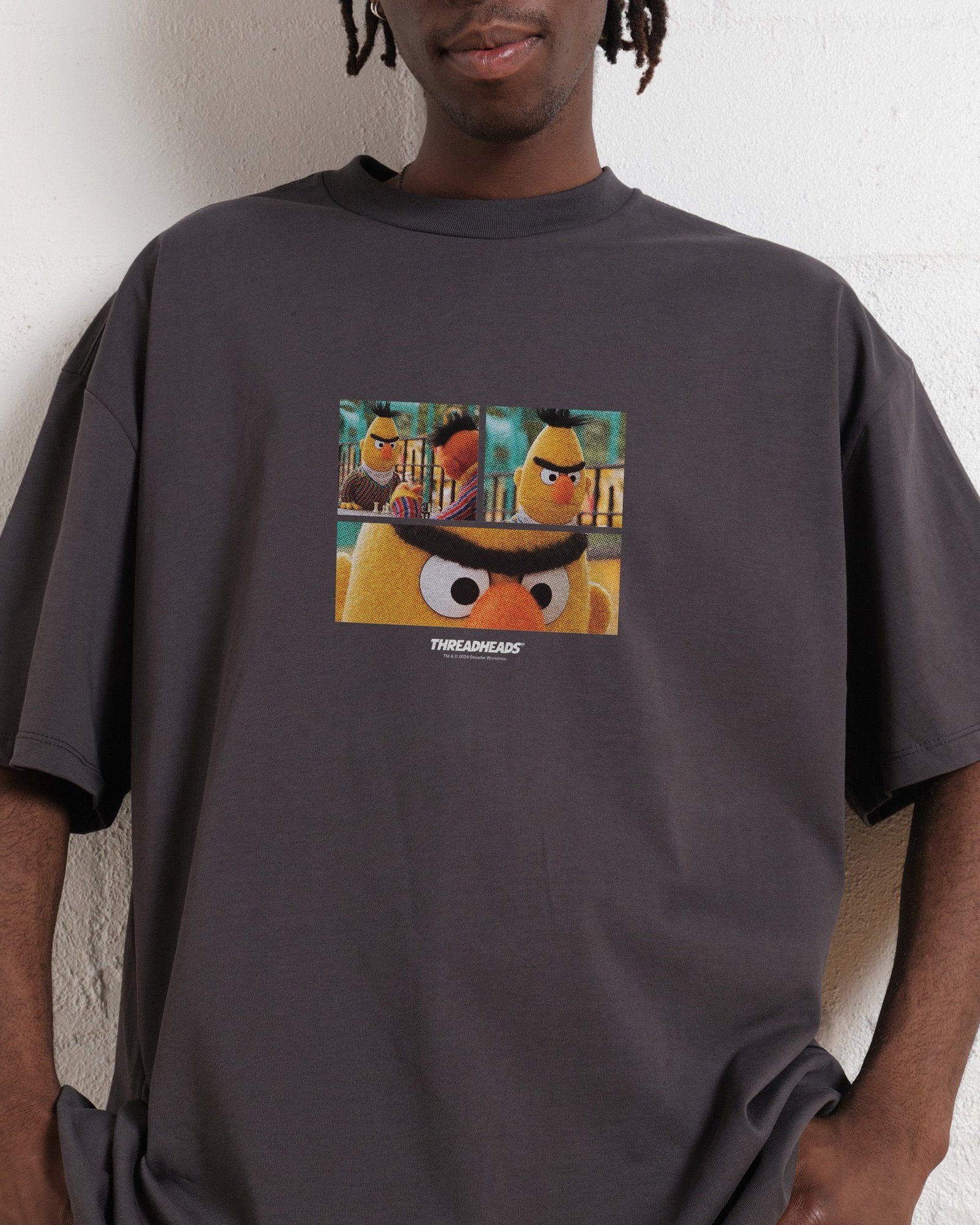 Alternative view of Angry Bert Oversized Tee