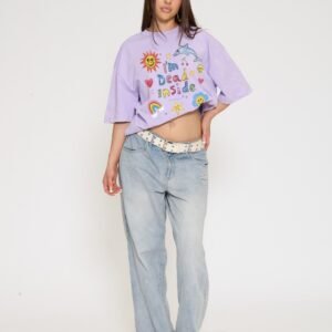 I’m Dead Inside Oversized Tee - Image 11