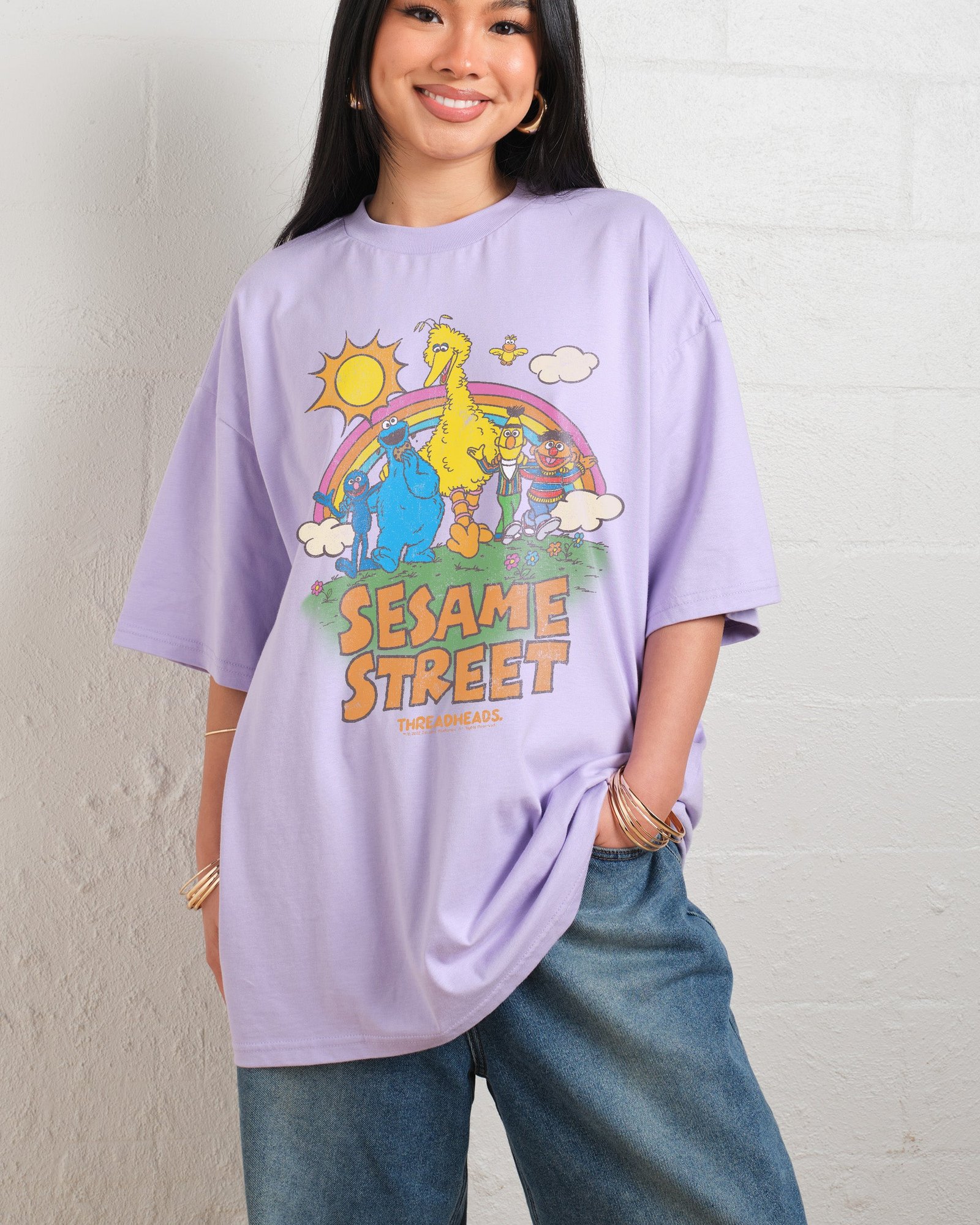 Alternative view of Sesame Street Sunny Days Oversized Tee