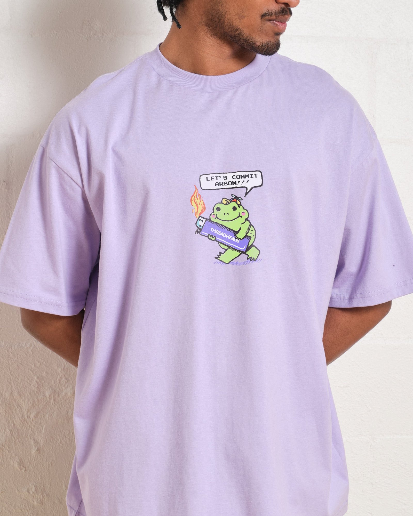 Let's Commit Arson Oversized Tee - Image 6