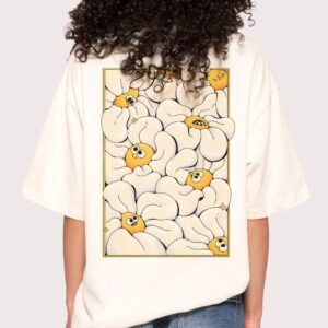 Among the Daisies Oversized Tee - Image 3