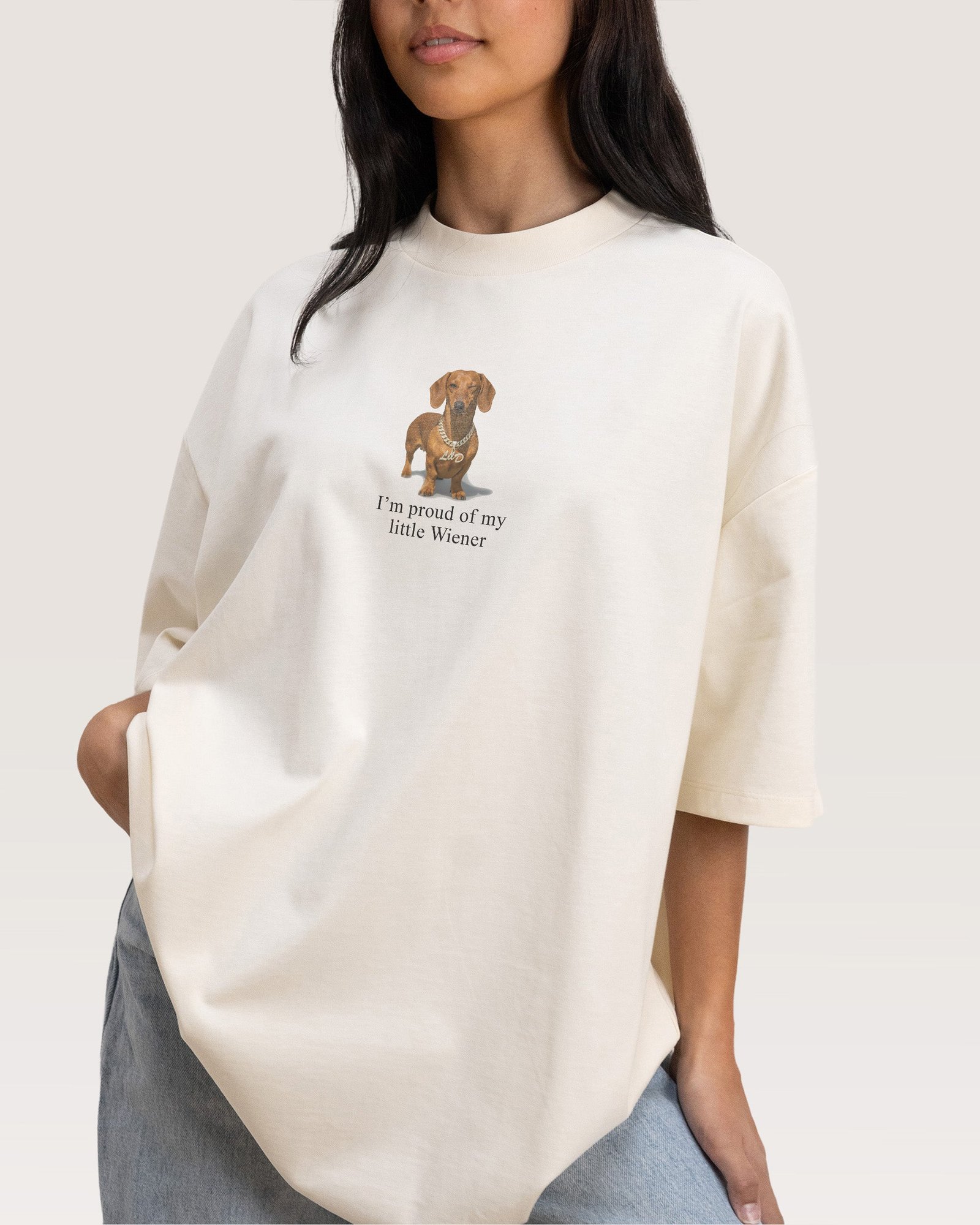 Little Wiener Oversized Tee - Image 3