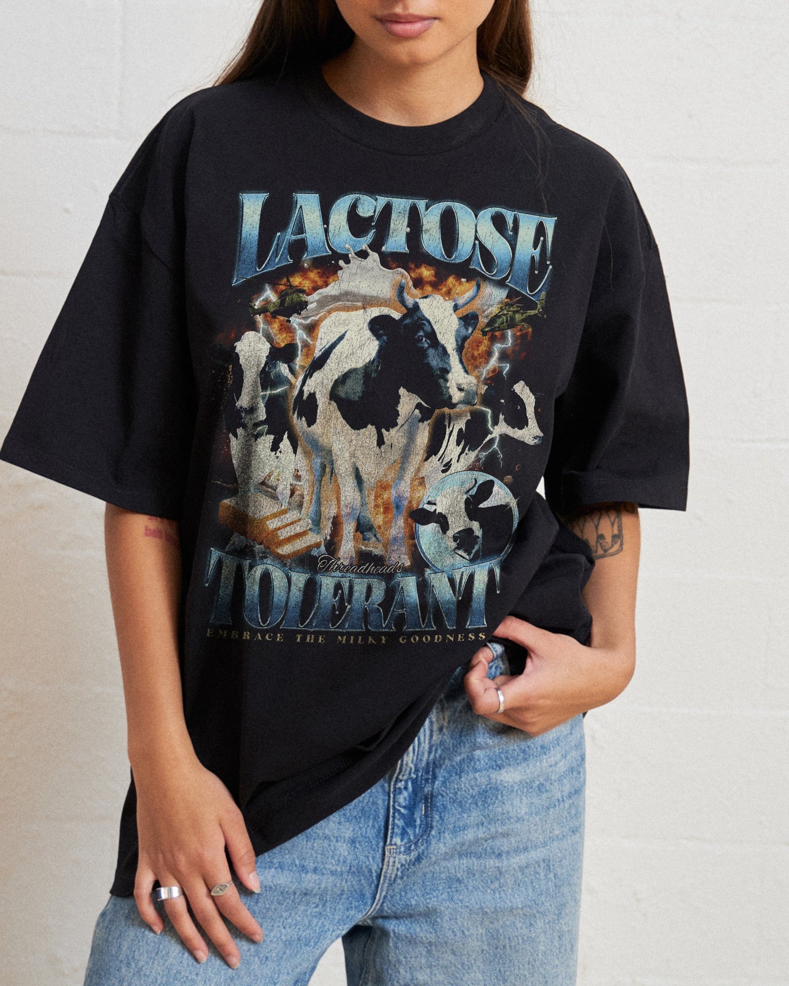 Alternative view of Lactose Tolerant Oversized Tee