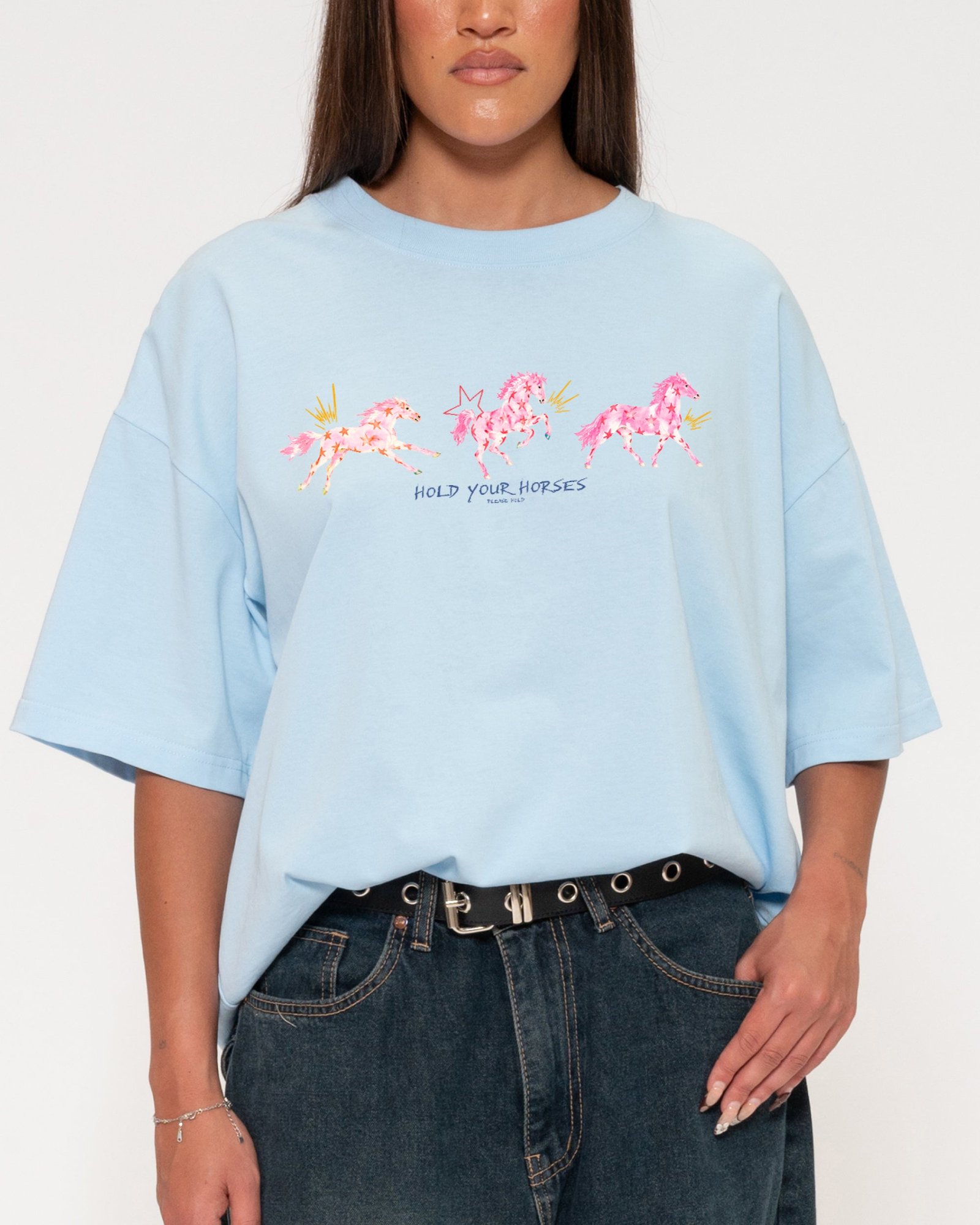 Hold Your Horses Boxy Tee - Image 7