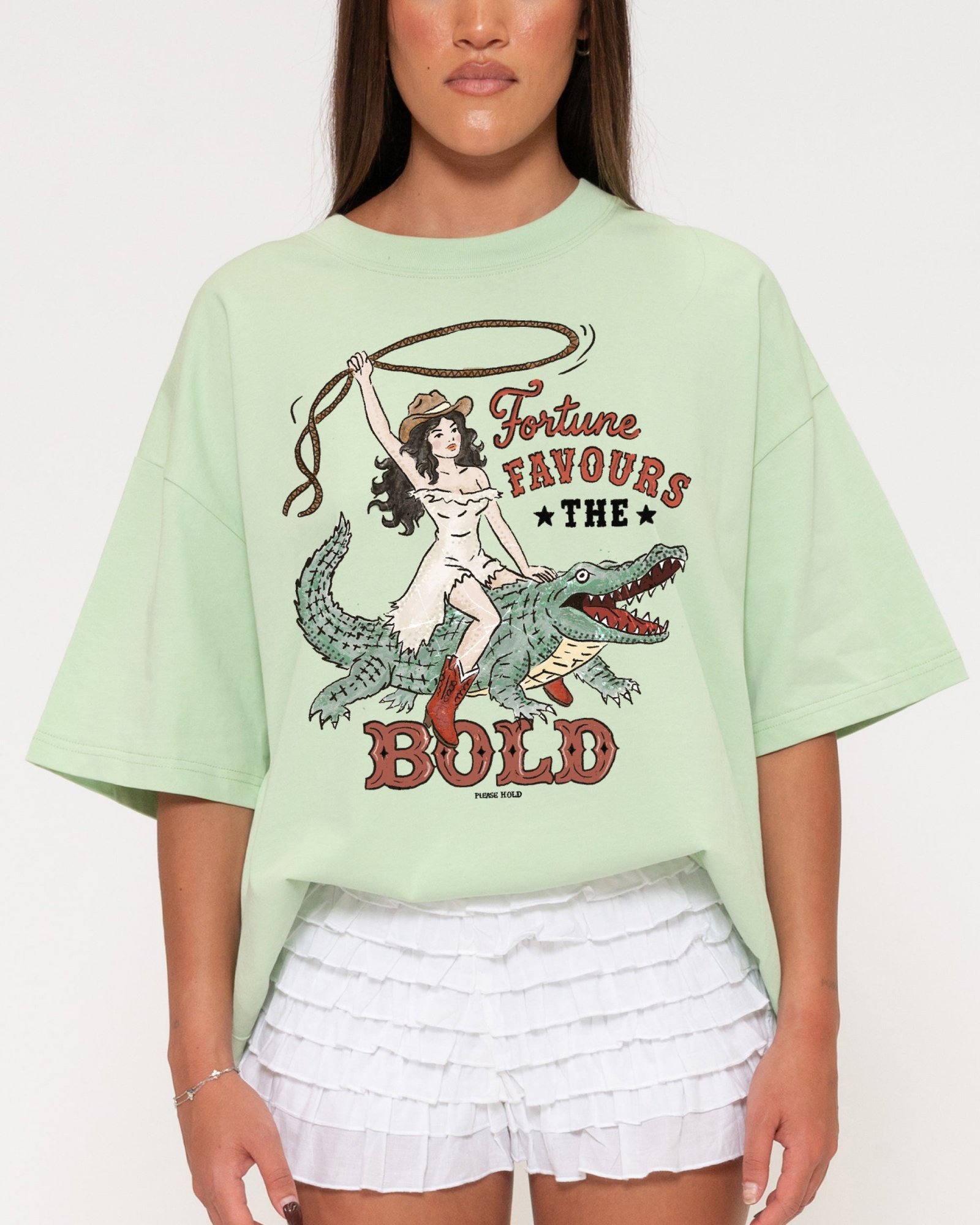 Fortune Favours The Bold Boxy Tee