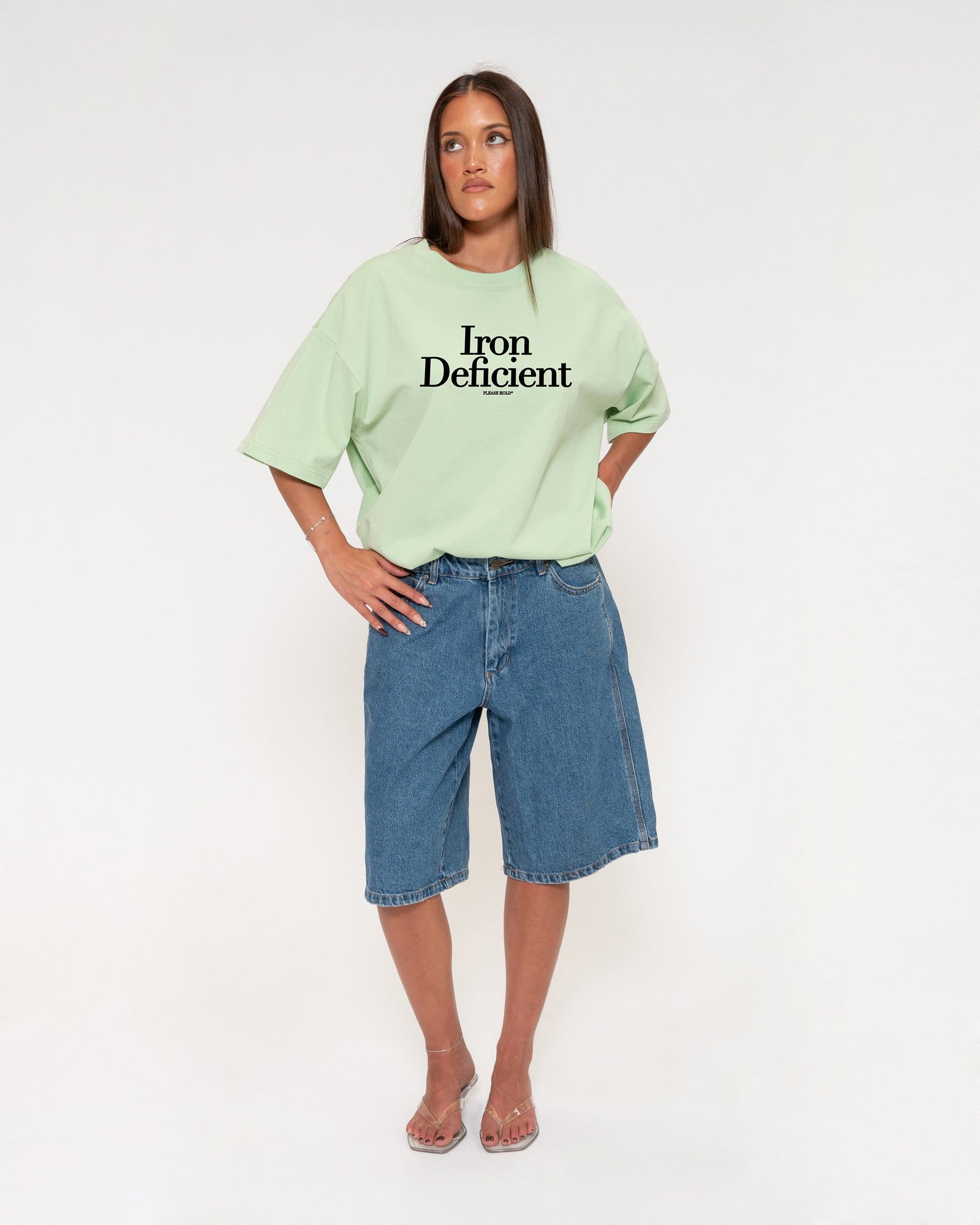 Alternative view of Iron Deficient Boxy Tee