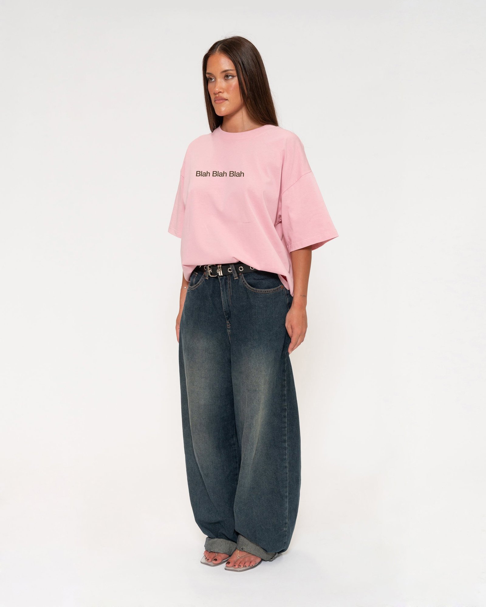 Alternative view of Blah Blah Blah Boxy Tee