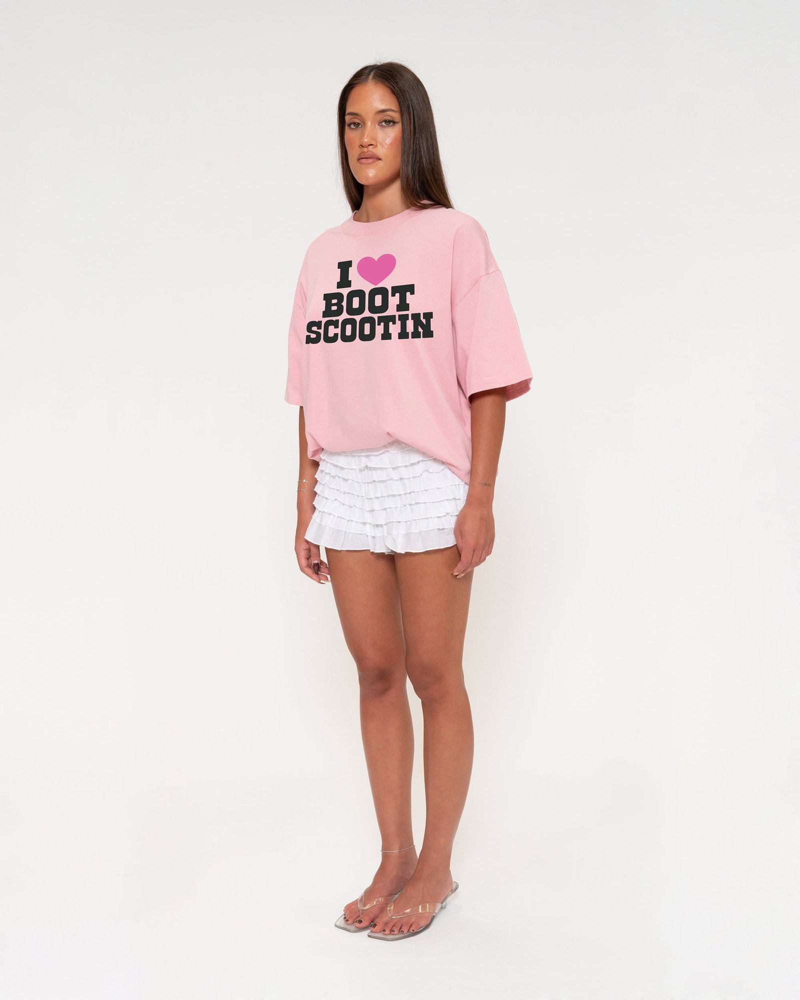 I Love Boot Scootin Boxy Tee - Image 4