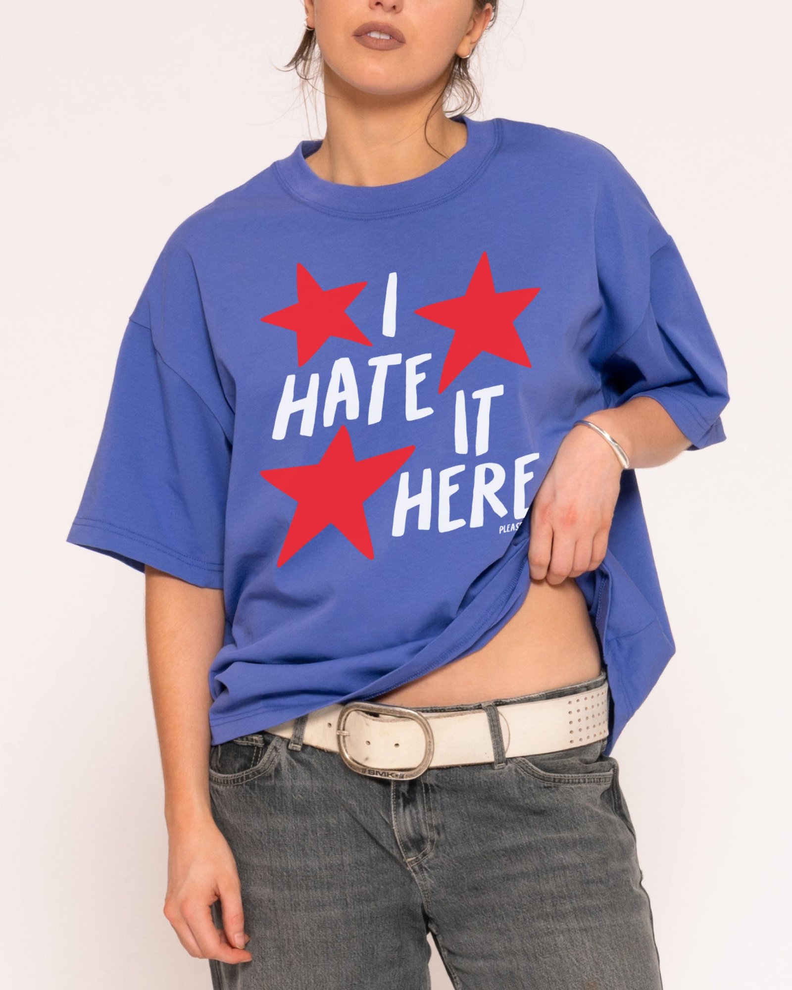 I Hate It Here Boxy Tee - Image 3