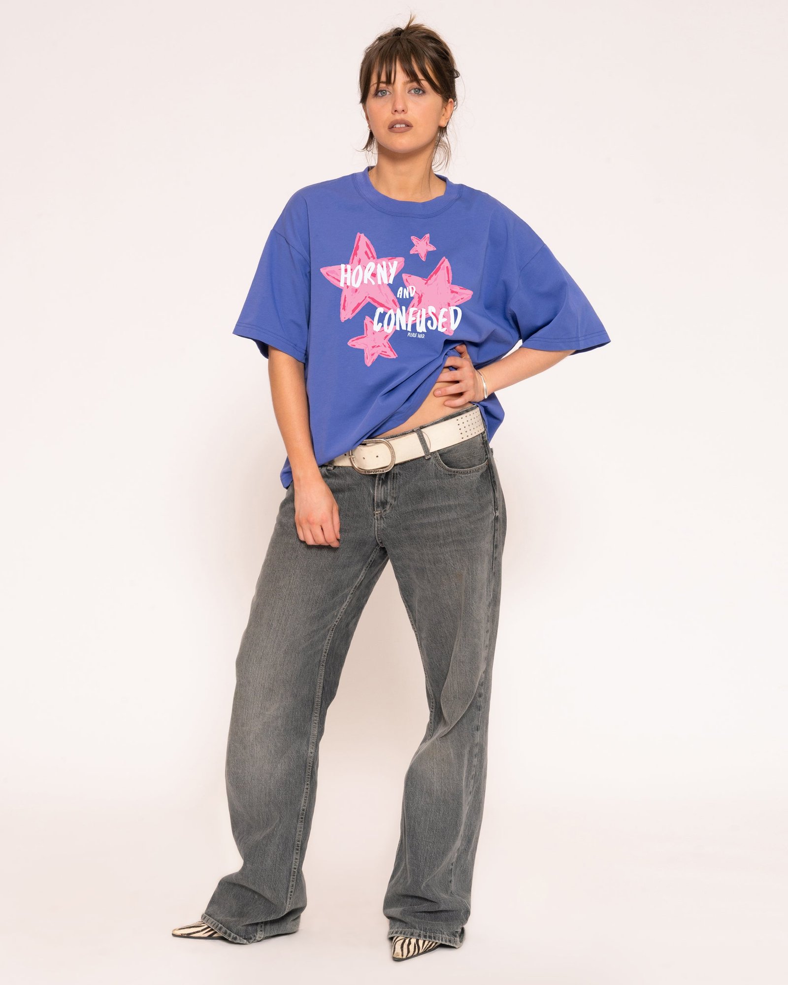 Horny & Confused Boxy Tee - Image 4