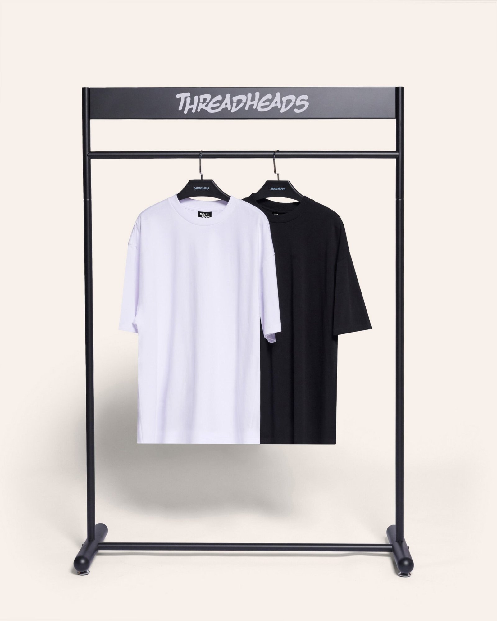 Oversized Tee 2-Pack: Black, White