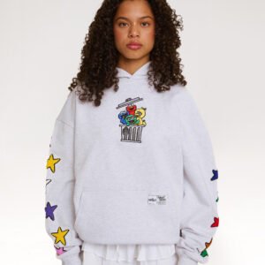 Tokyo Bin Party Grey Hoodie - Image 11