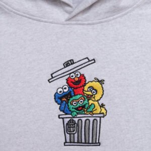 Tokyo Bin Party Grey Hoodie - Image 13