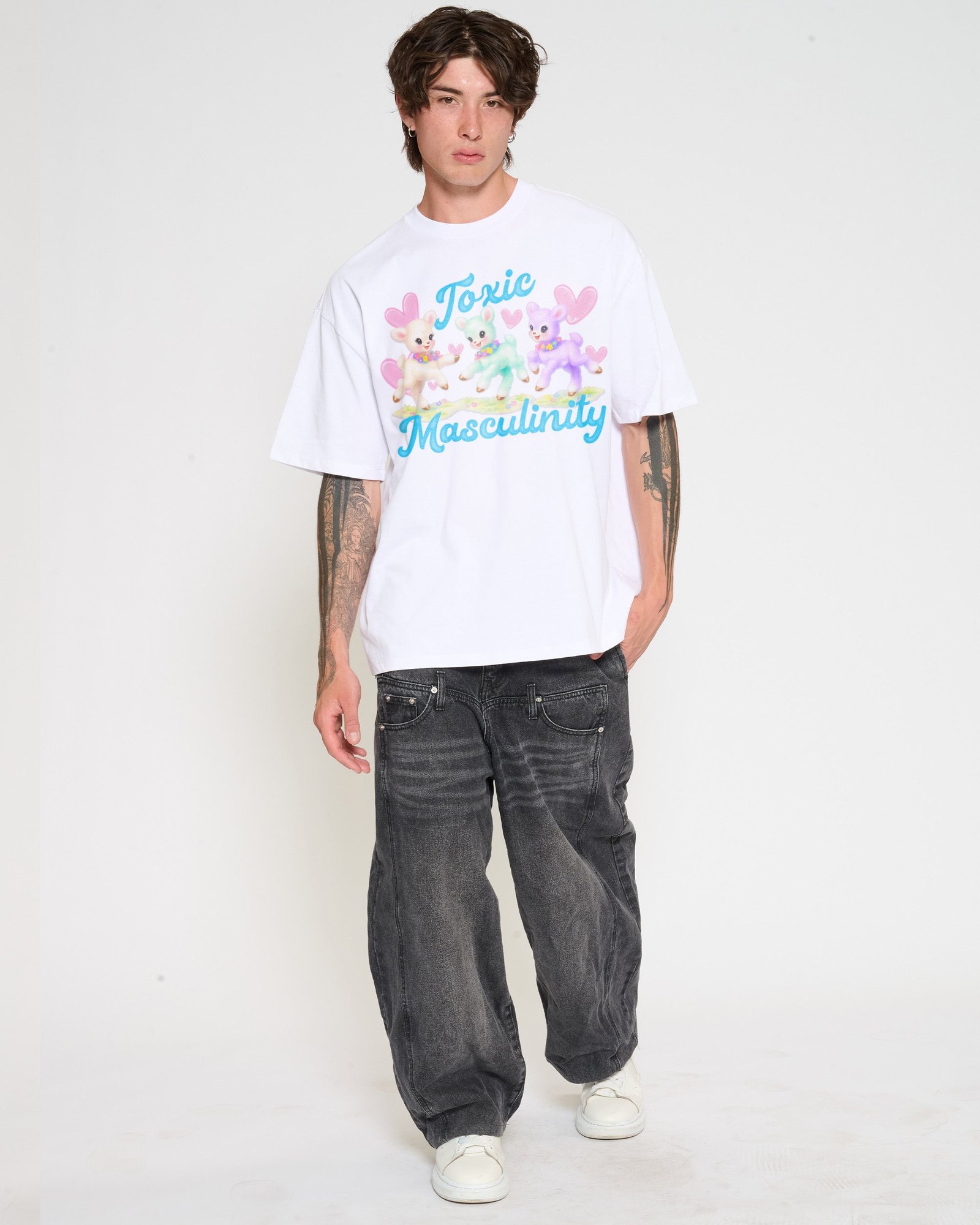 Alternative view of Toxic Masculinity Oversized Tee
