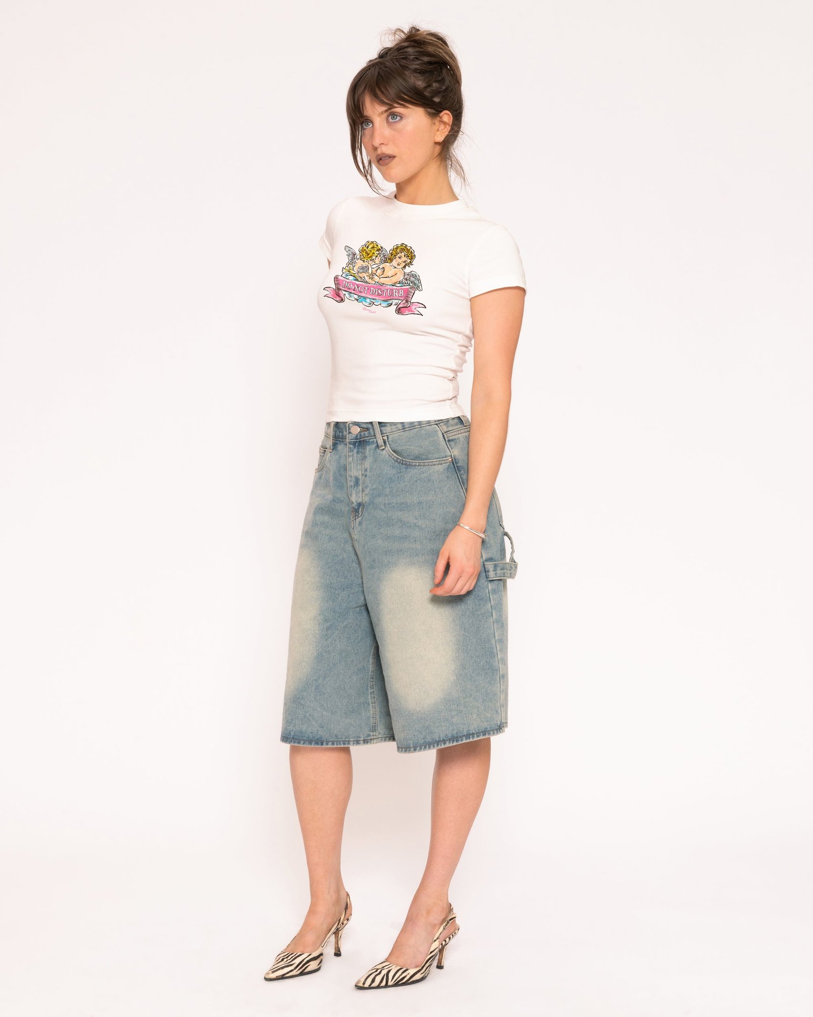 Alternative view of Do Not Disturb Longline Baby Tee