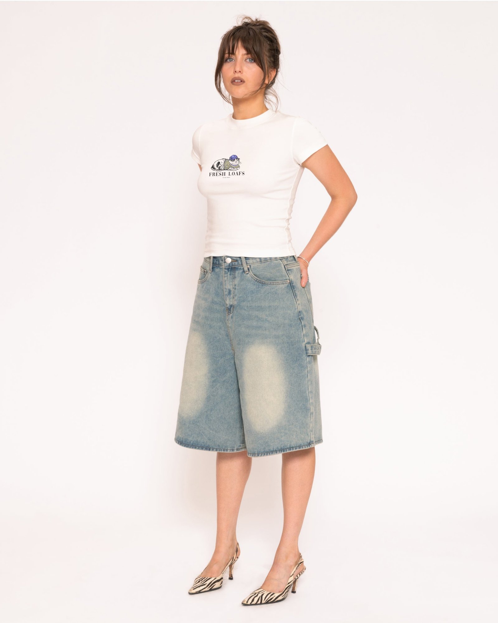 Alternative view of Cool Fresh Loaf Longline Baby Tee