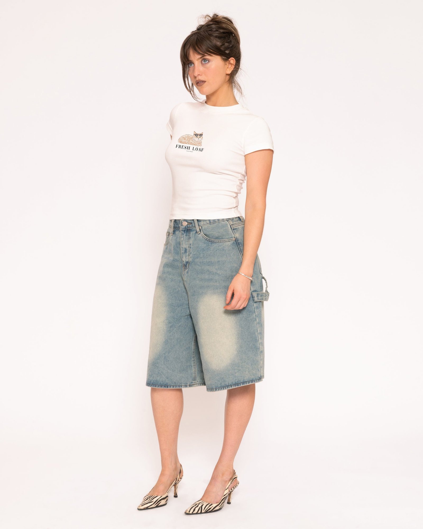Alternative view of Fancy Fresh Loaf Longline Baby Tee