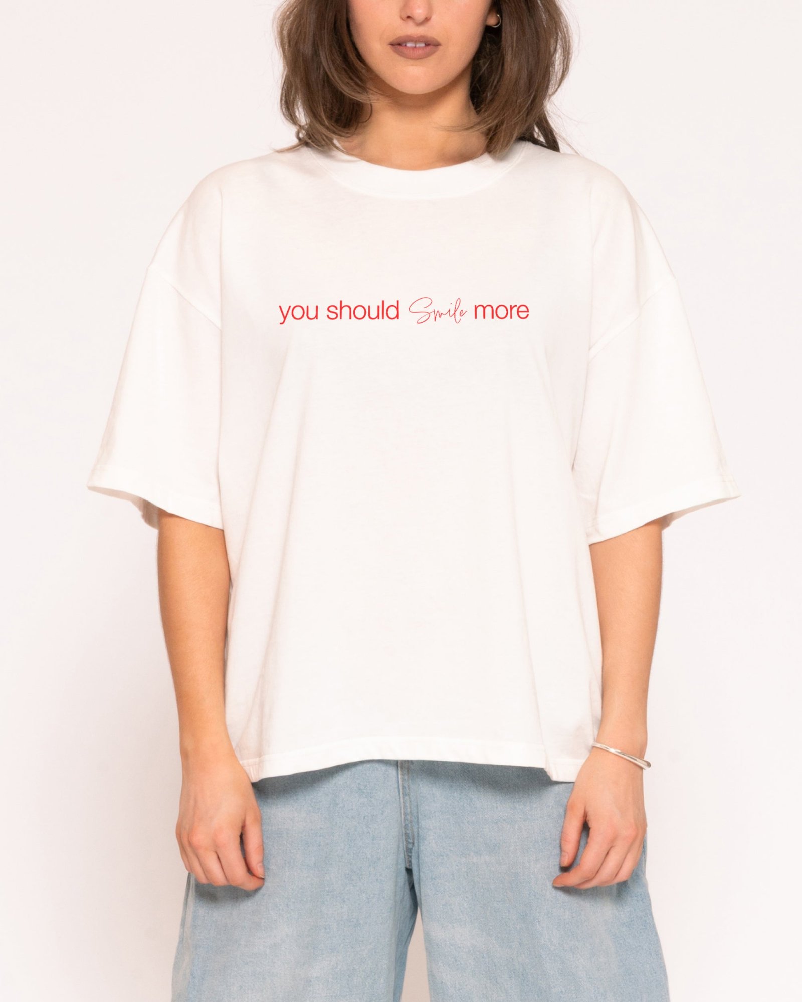 You Should Smile More Boxy Tee