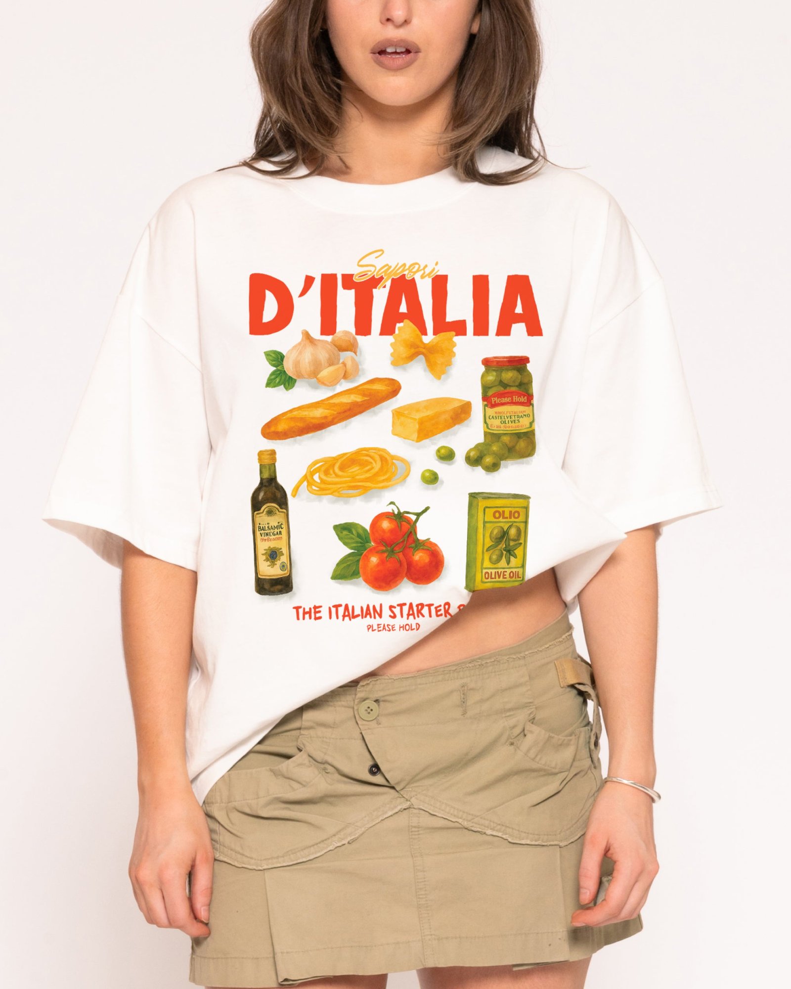 Italian Starter Pack Boxy Tee