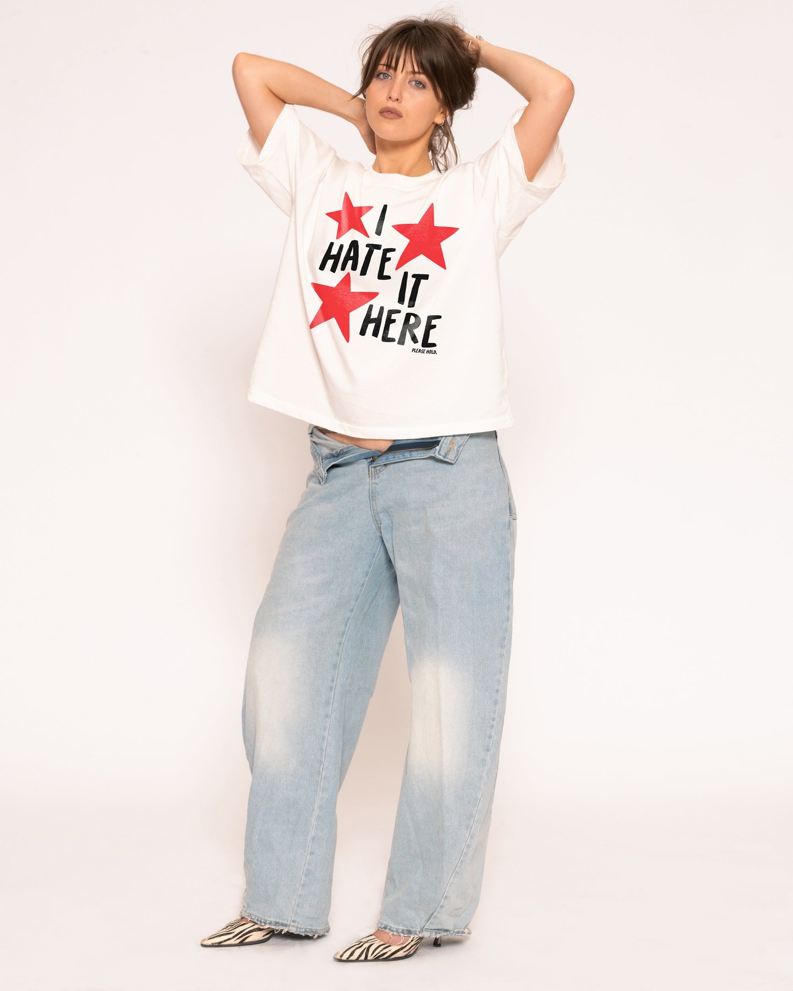 I Hate It Here Boxy Tee - Image 6