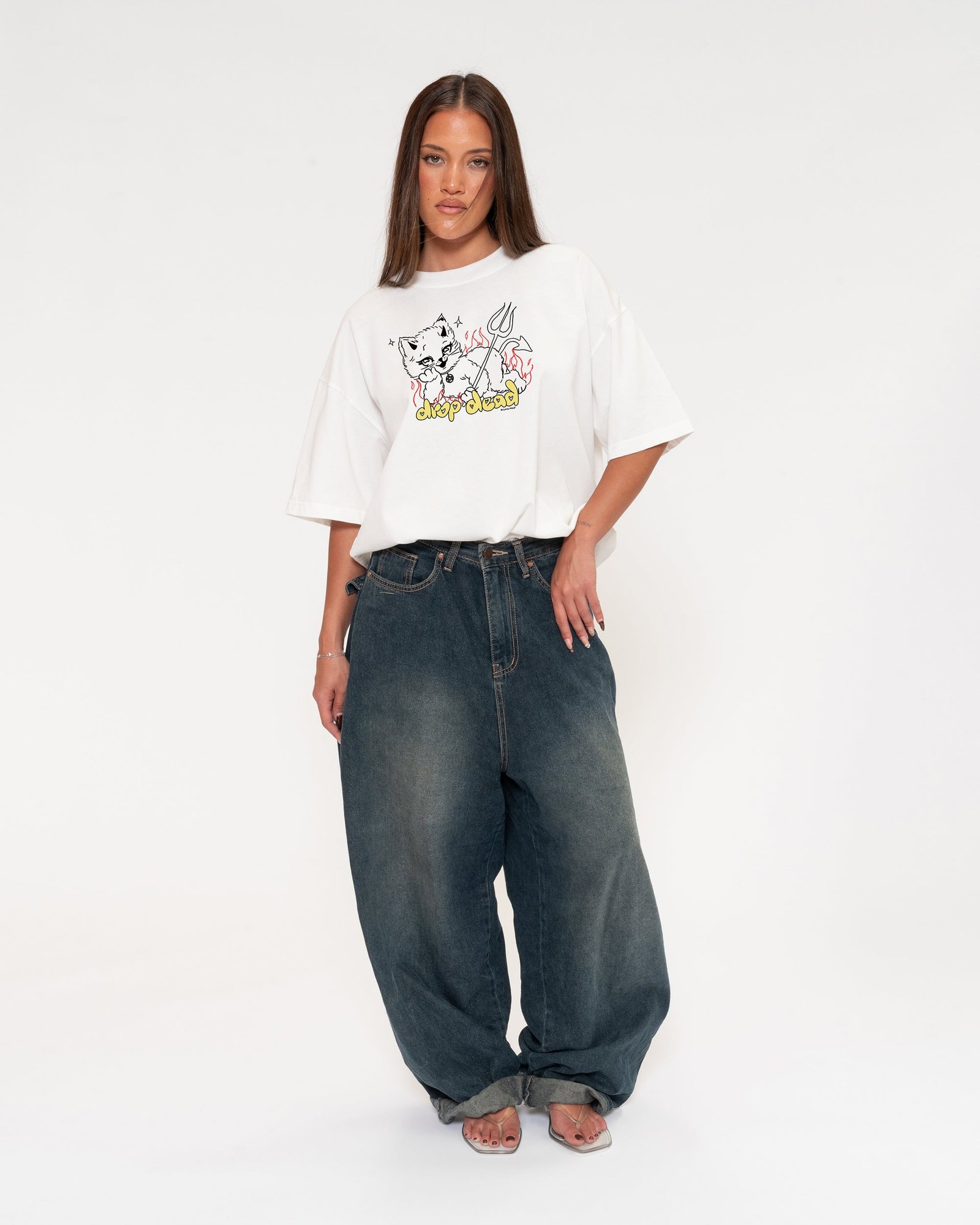 Alternative view of Drop Dead Boxy Tee