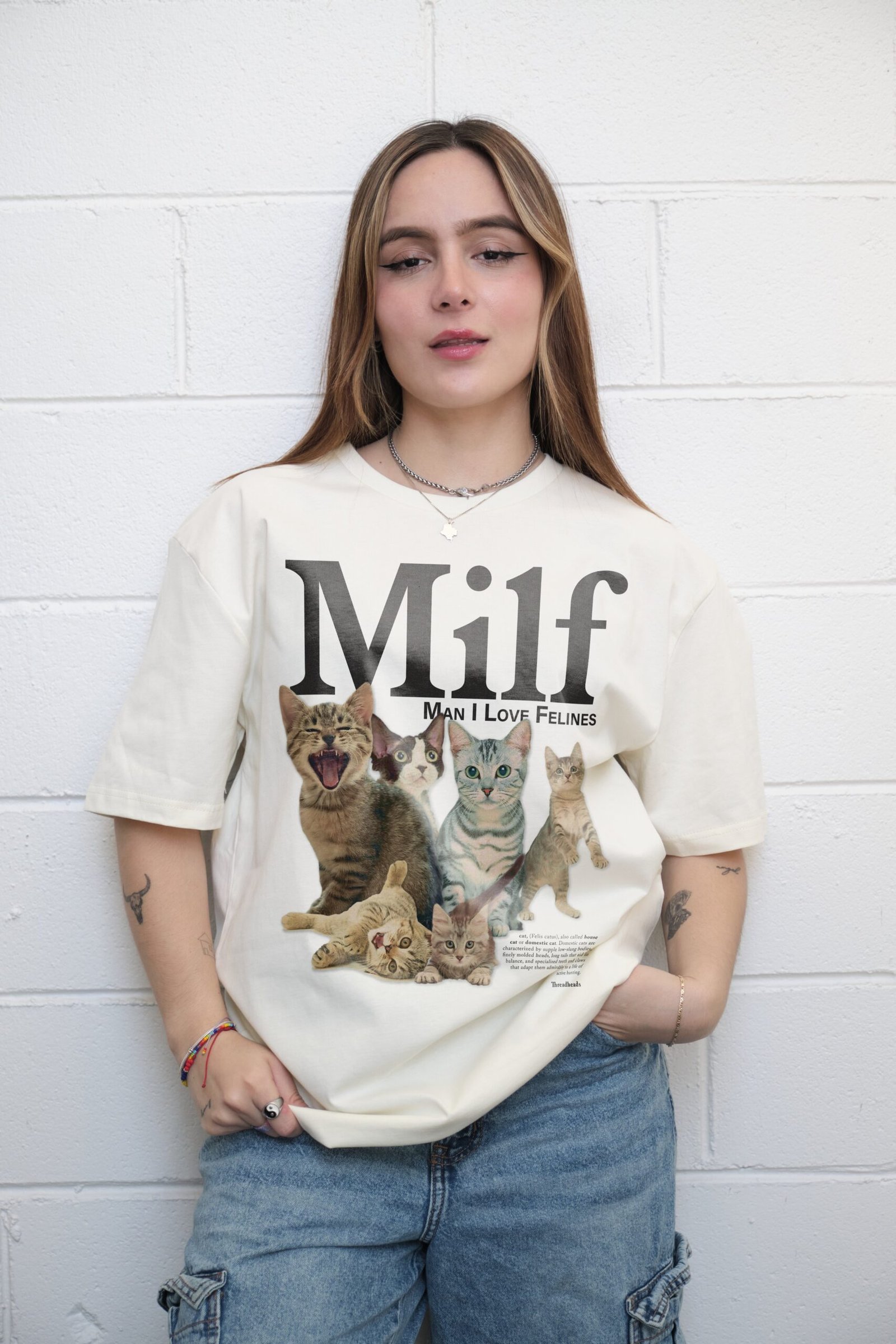 Alternative view of Man I Love Felines T-Shirt