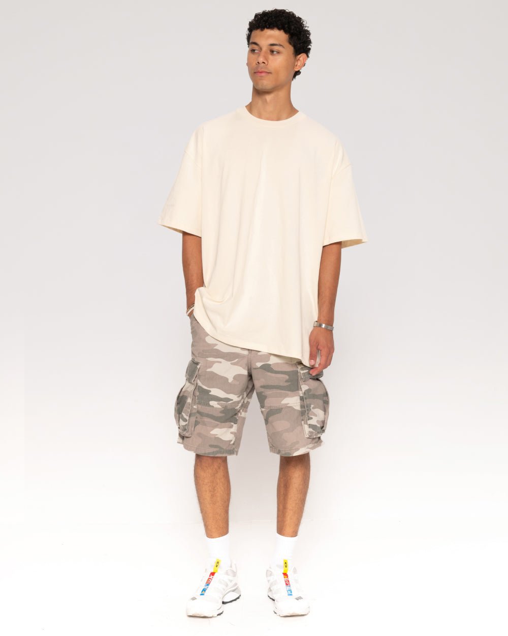 Oversized Tee 2 Pack: Natural, Brown - Image 3