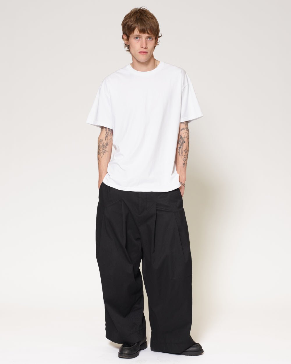 Alternative view of Oversized Tee 2-Pack: Black, White